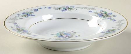 Violette Rim Soup Bowl by Noritake