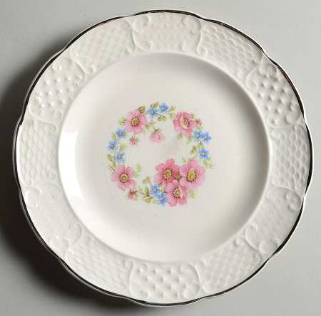 Floral Krest Bread & Butter Plate