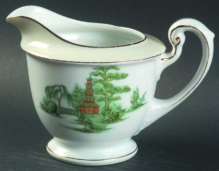 Oriental Green Creamer