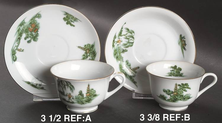 NAR20 Footed Cup & Saucer Set