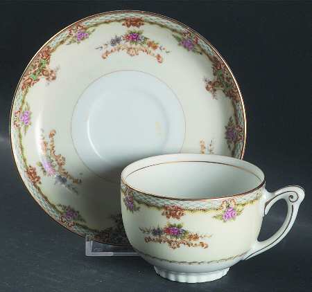 Princess Footed Cup & Saucer Set