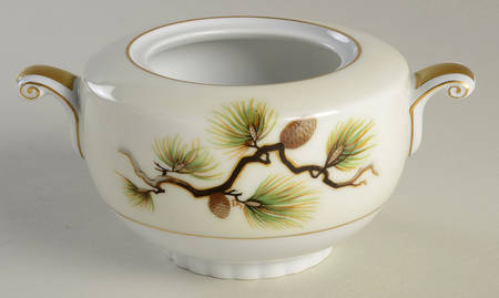 Shasta Pine White Sugar Bowl No Lid