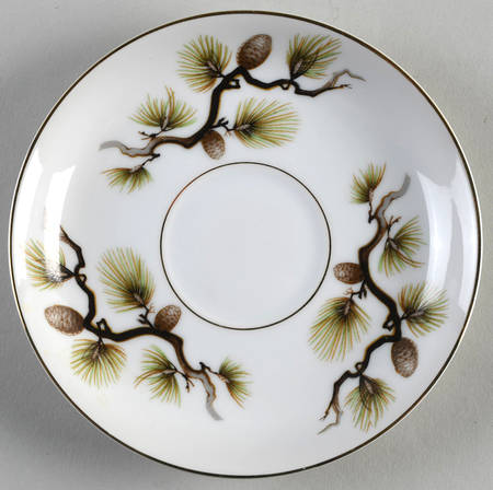 Shasta Pine White Saucer