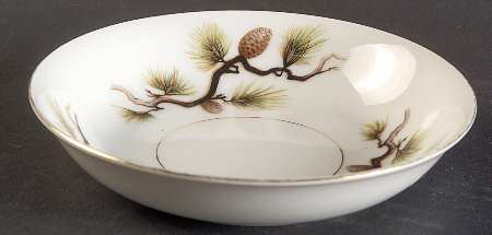 Shasta Pine White Fruit/Dessert (Sauce) Bowl