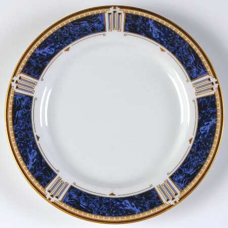 Azure Gold Bread & Butter Plate