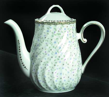 Blue Prose Coffee Pot & Lid