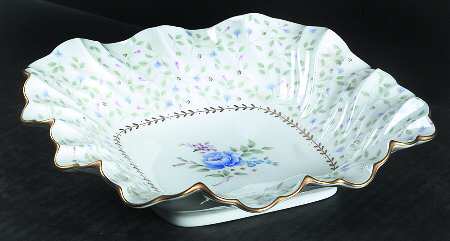 Blue Prose 7" Square Vegetable Bowl