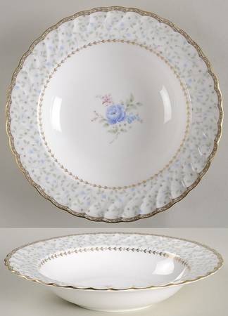 Blue Prose Rim Soup Bowl