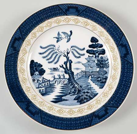 Blue Willow Luncheon Plate