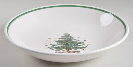 Happy Holidays 12" Pasta Serving Bowl