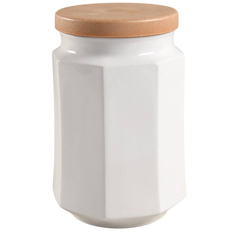 Classic White Large Canister & Lid