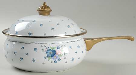 Dauphine 2 Quart Metal Covered Saucepan