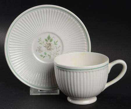 Fall Festival Footed Cup & Saucer Set
