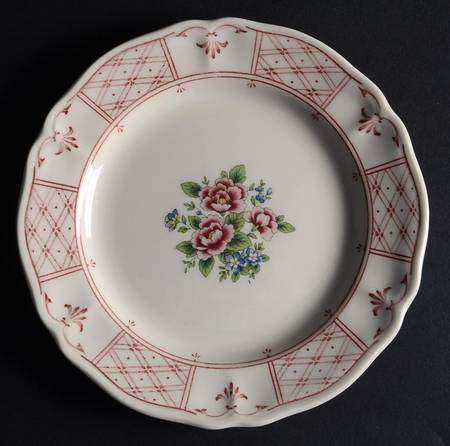 Flower Basket Salad Plate