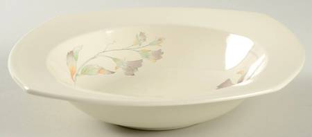 Flower Bells Rim Soup Bowl by Nikko