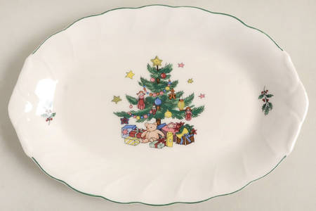 Happy Holidays Relish/Gravy Underplate