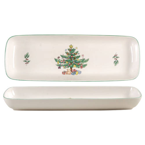 Happy Holidays Mint Tray by Nikko