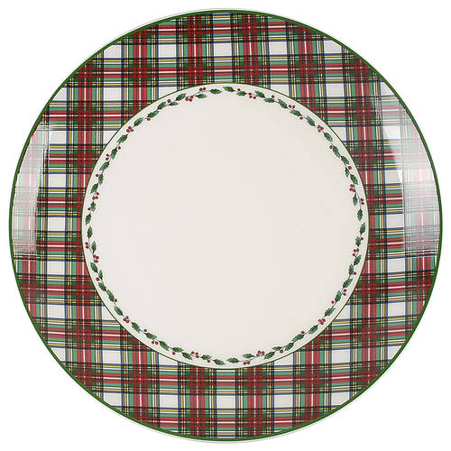 Happy Holidays Dinner Plate