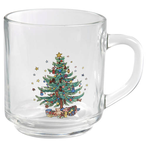 Happy Holidays Glassware Mug
