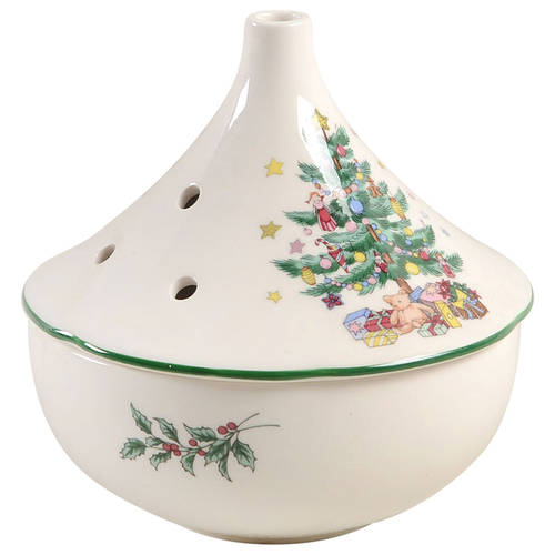 Happy Holidays Potpourri Box with Lid