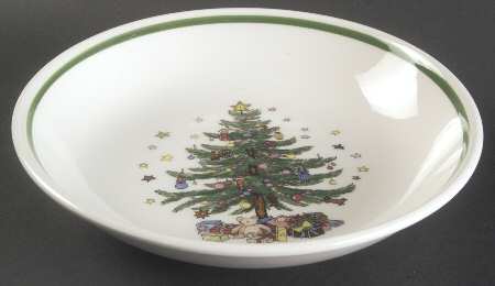 Happy Holidays 8" Individual Pasta Bowl