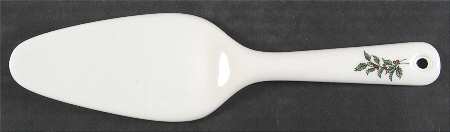 Happy Holidays Solid Ceramic Pie/Cake Server