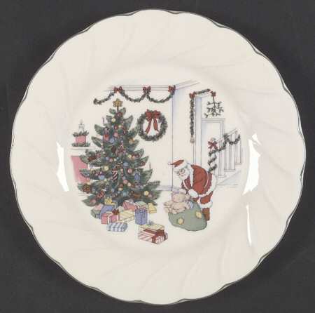 Happy Holidays Accent Salad Plate