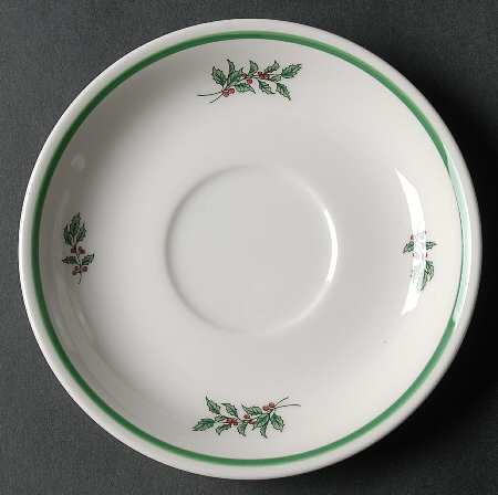 Happy Holidays Saucer for Cocoa Cup