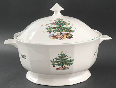 Happy Holidays Tureen &  Lid