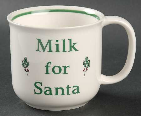 Happy Holidays Milk for Santa Mug