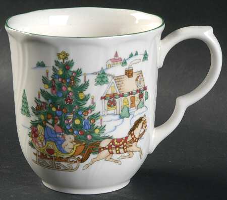Happy Holidays Accent Mug