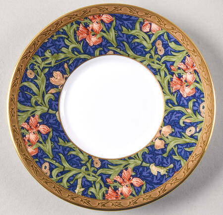 Iris Saucer for Demitasse Cup