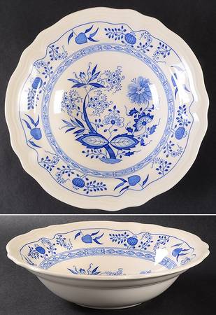 Loire Blue 9" Round Vegetable Bowl