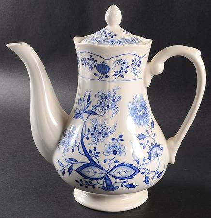 Loire Blue Coffee Pot & Lid