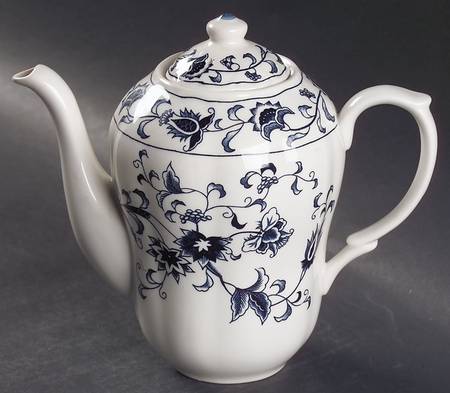 Ming Tree Blue (Double Phoenix Backstamp) Coffee Pot & Lid