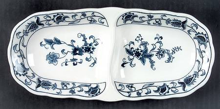 Ming Tree Blue (Double Phoenix Backstamp) 2-Part Relish
