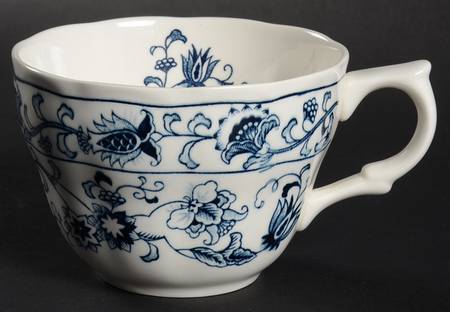 Ming Tree Blue (Double Phoenix Backstamp) Flat Cup