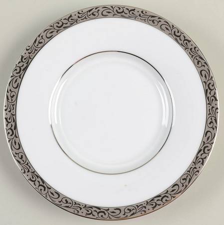Platinum Filigree Saucer