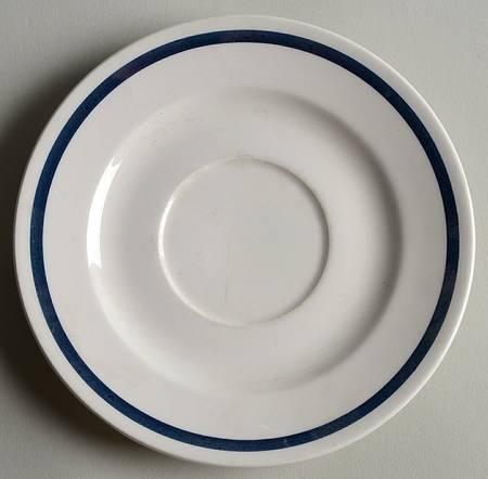 Polka Dot Blue Saucer