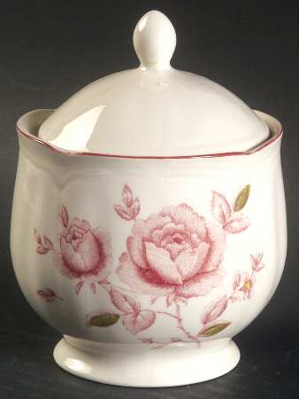 Rose Garden Sugar Bowl & Lid