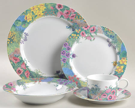 Secret Garden 5 Piece Place Setting