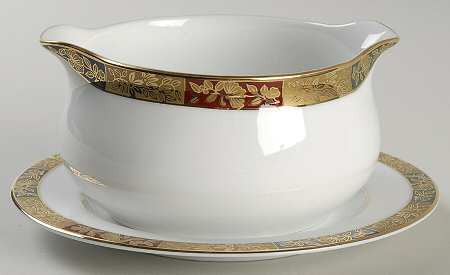 Sheridan Round Gravy Boat & Bread and Butter Stand