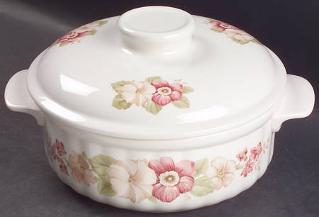 Summer Glade 1.5 Qt Round Covered Casserole