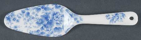 Tea Roses Solid Ceramic Pie/Cake Server