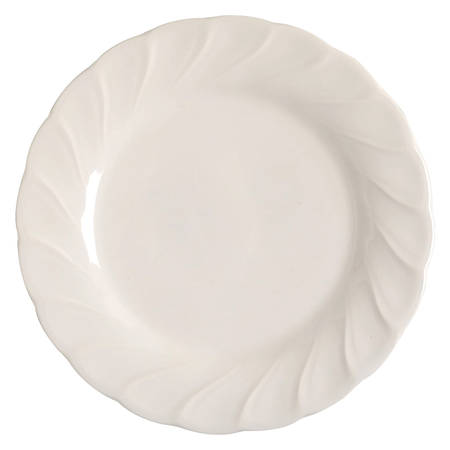 White Satin Salad Plate