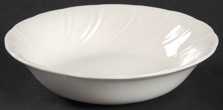 White Satin Fruit/Dessert (Sauce) Bowl