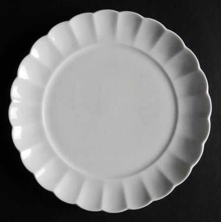 White Tie Salad Plate