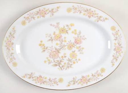 Dynasty 14" Oval Serving Platter