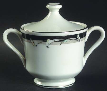 Kabuki Sugar Bowl & Lid
