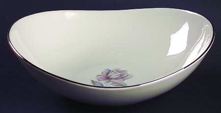 Castle Rose 9" Oval Vegetable Bowl
